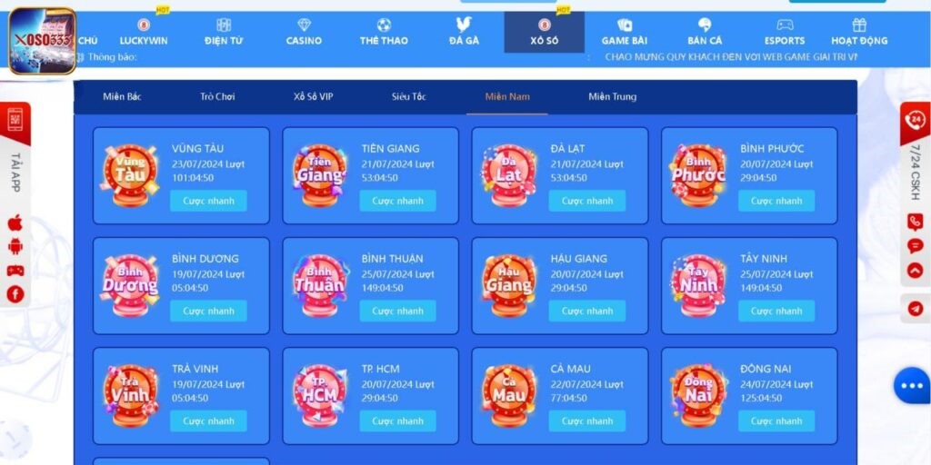 Vài Nét Cơ Bản Về Xổ Số Miền Nam Tại Xoso333