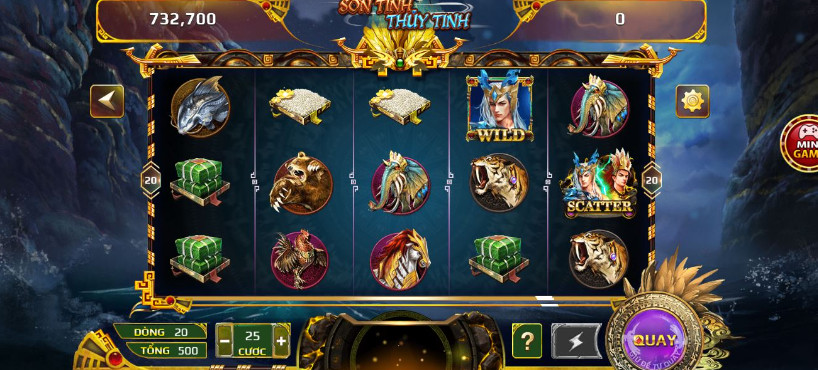 Cách chơi Nổ Hũ Sơn Tinh Thuỷ Tinh