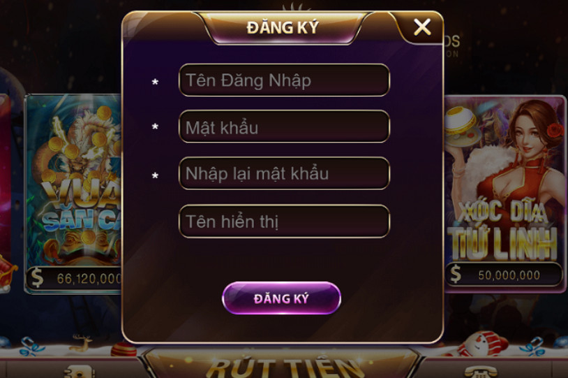 Đăng ký tài khoản tại Xoso33