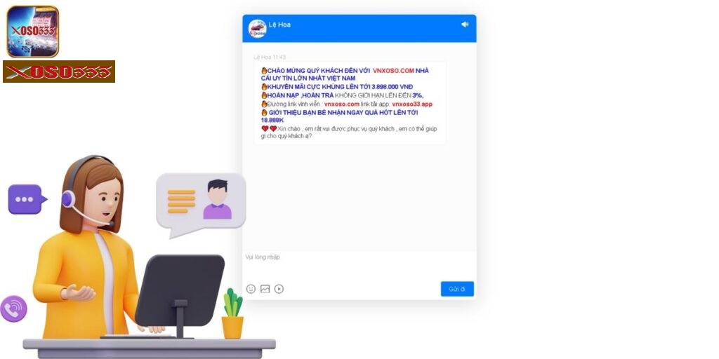 Nhận hỗ trợ cấp tốc nhờ vào tính năng trò chuyện trực tiếp